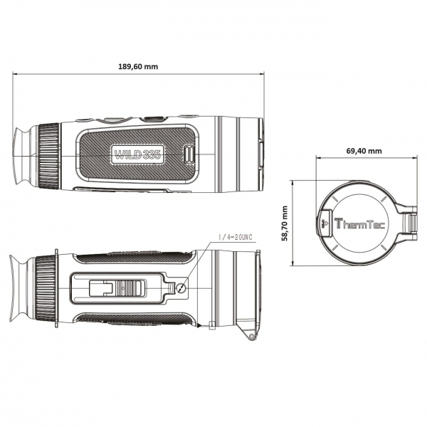 ThermTec Wild 335 Wärmebildkamera